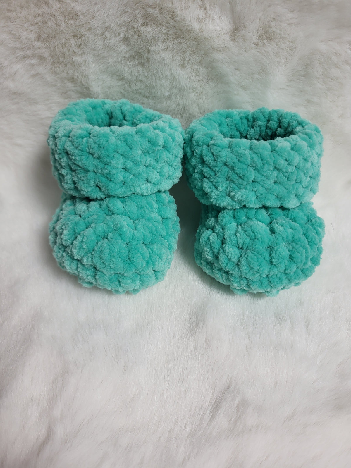 Kleine Kuschelfüsschen (dunkel mint)
